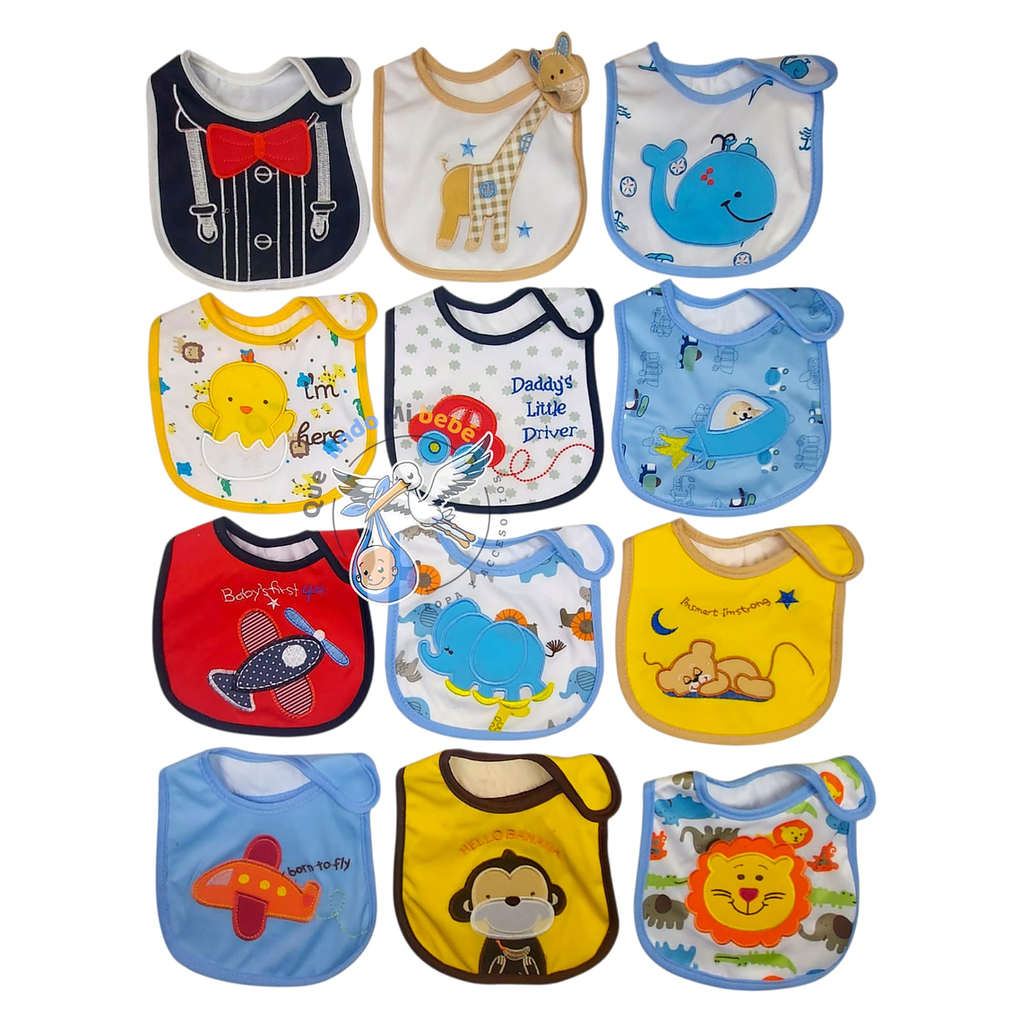 Baberos Impermeables por Docena Niño X12BH20 1