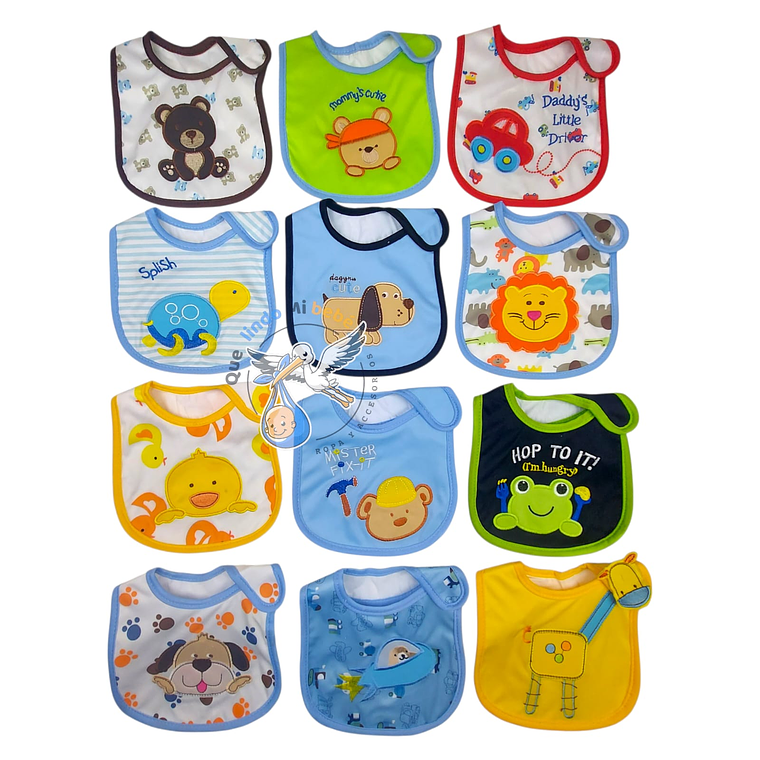 Baberos Impermeables por Docena Niño X12BH21 1