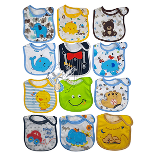 Baberos Impermeables por Docena Niño X12BH22