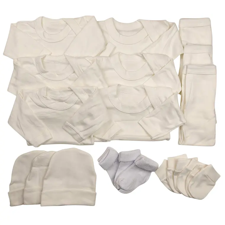 Pack 18 Piezas 0/3 Meses Crema 1