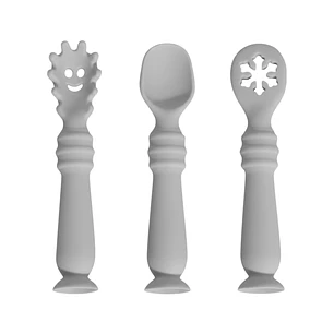 Cuchara de Entrenamiento Set 3 Gris