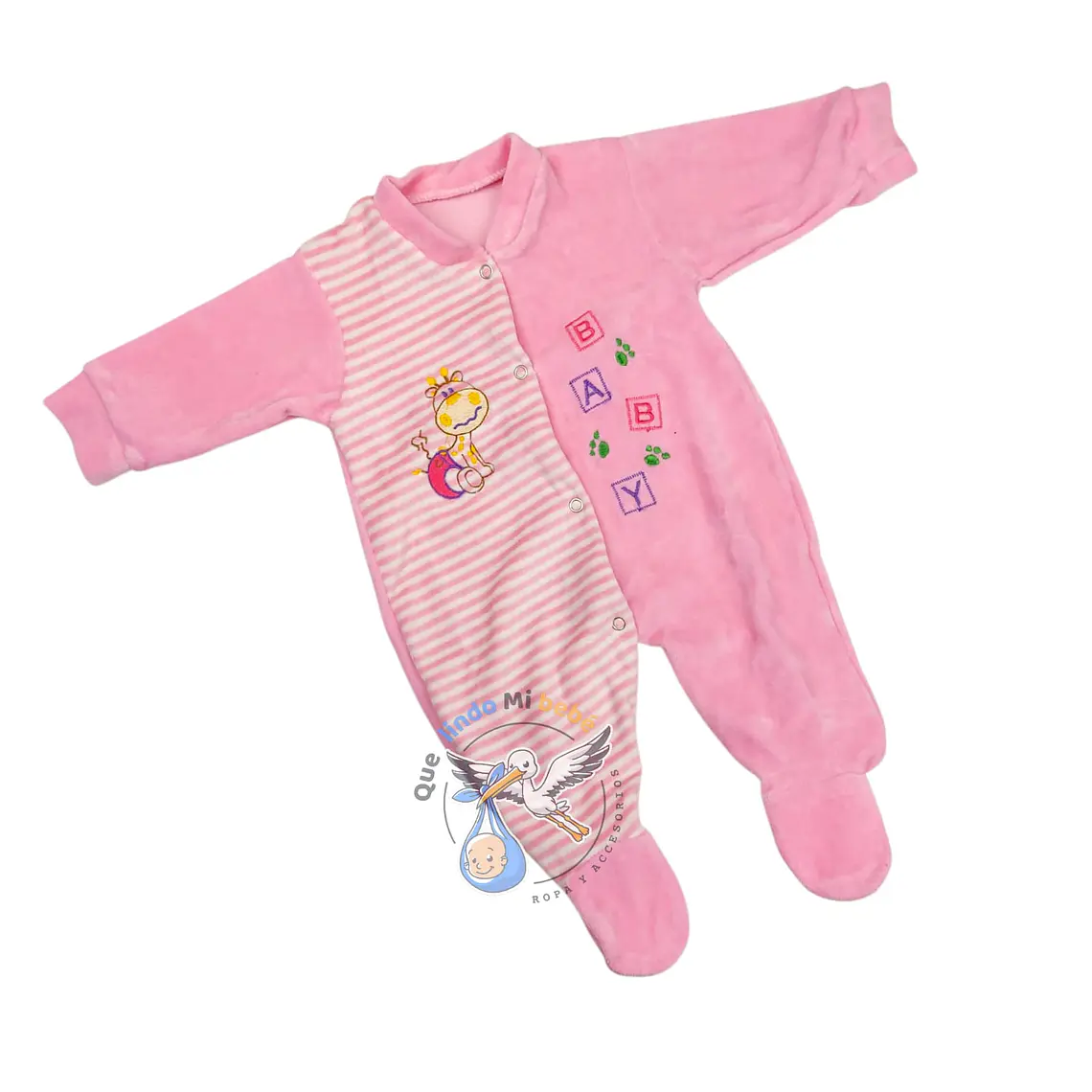 Osito Plush 1 Pieza 0/3 Meses Rosado Jirafa 1