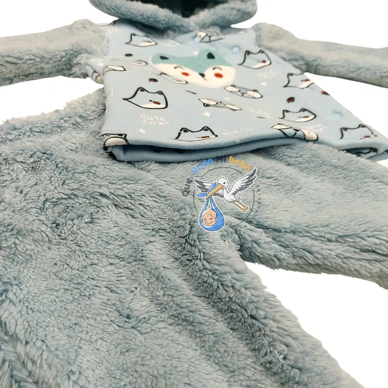 Conjunto 2 piezas Polar 3/6 Meses Zorrito Celeste 3