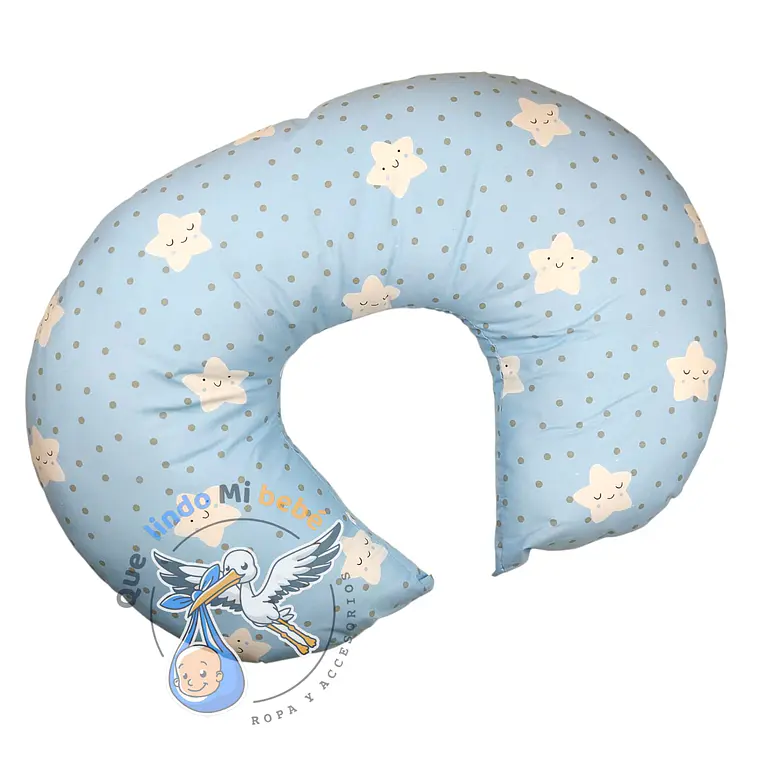 Cojín de Lactancia Celeste Estrella 1
