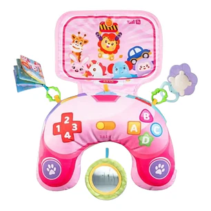 Almohada Tummy Time Cojin Boca Abajo Bebe Rosado