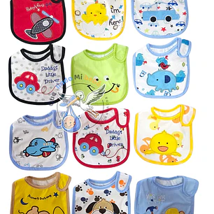 Baberos Impermeables por Docena Niño X12BH31