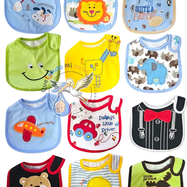 Baberos Impermeables por Docena Niño X12BH32 1