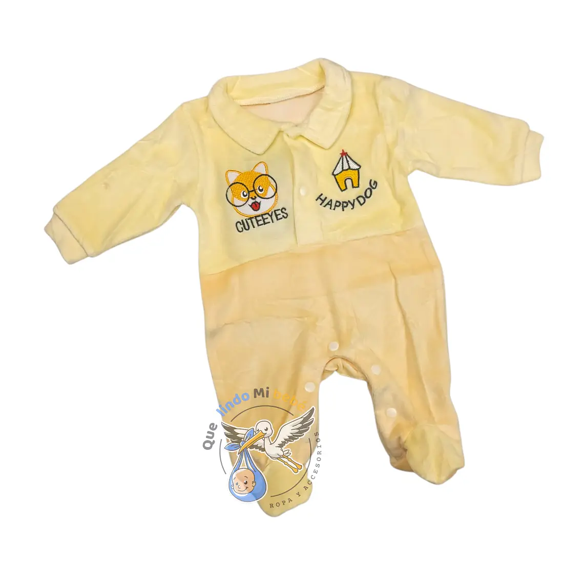 Enterito Plush 3/6 Meses Zorrito Amarillo  1