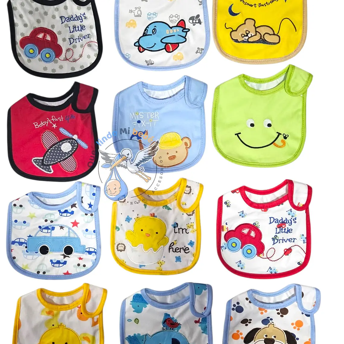 Baberos Impermeables por Docena Niño X12BH34 1
