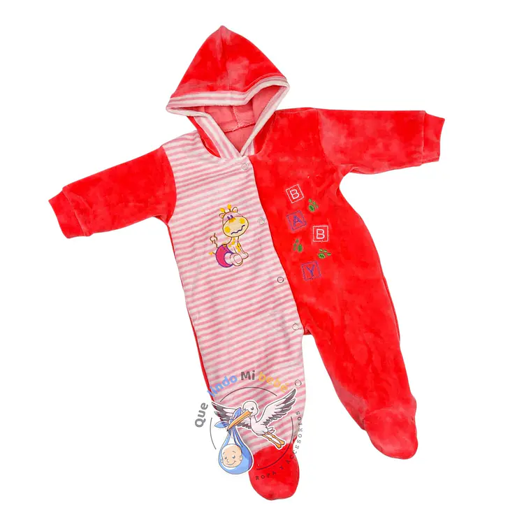 Osito Plush 1 Pieza 0/3 Meses Coral Jirafa 1