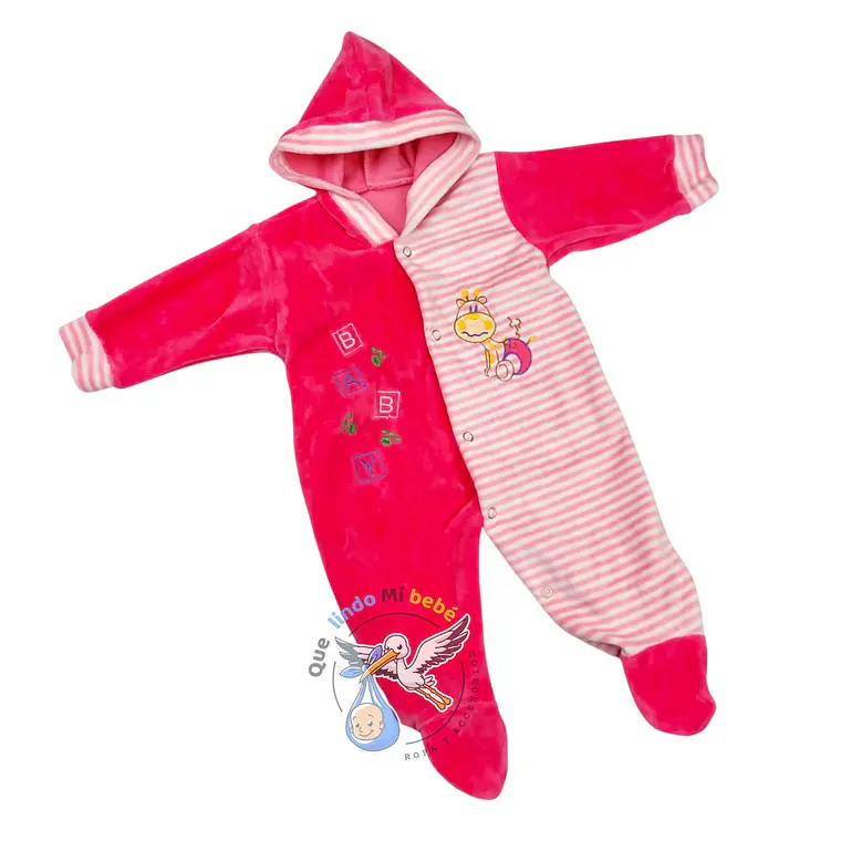 Osito Plush 1 Pieza 0/3 Meses Fucsia Jirafa 1