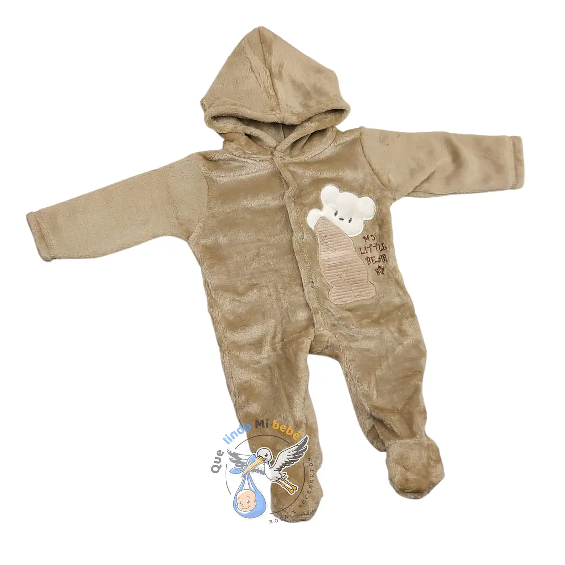 Osito Felpa 1 Pieza 0/3 Meses Oso Beige 1