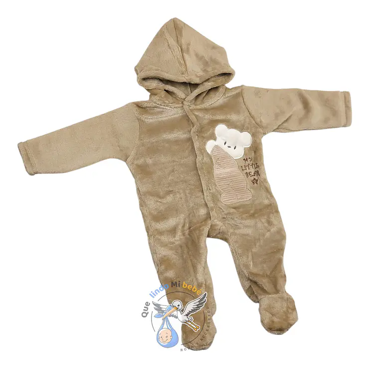 Osito Felpa 1 Pieza 0/3 Meses Oso Beige 1