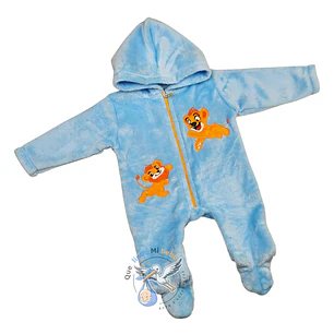Osito Felpa 1 Pieza 0/3 Meses Leon Celeste