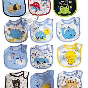Baberos Impermeables por Docena Niño X12BH21