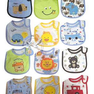 Baberos Impermeables por Docena Niño X12BH32