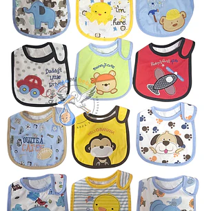 Baberos Impermeables por Docena Niño X12BH33