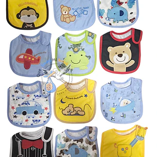 Baberos Impermeables por Docena Niño X12BH34