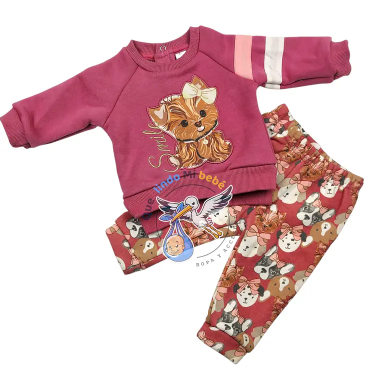 Conjunto 2 piezas Forrado 0/3 Meses Smile 1