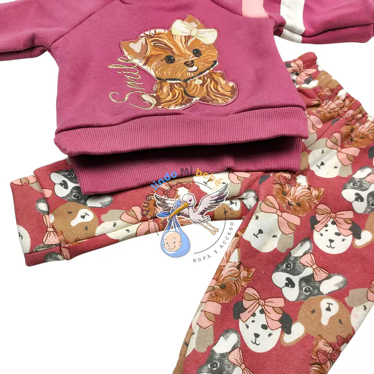 Conjunto 2 piezas Forrado 0/3 Meses Smile 2