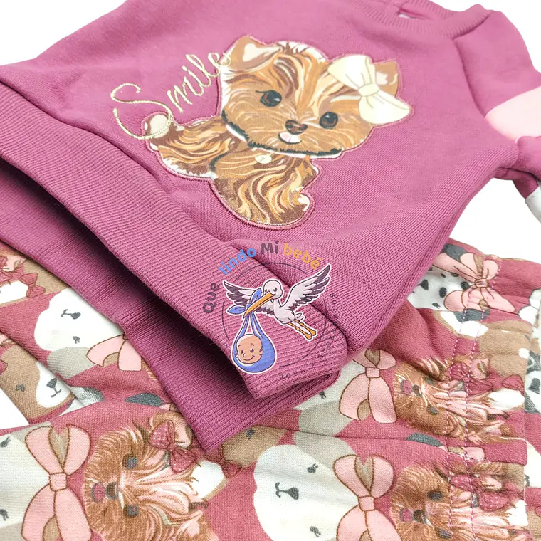 Conjunto 2 piezas Forrado 3/6 Meses Smile 3