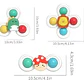 Set 3 Spinner con Ventosas Interactivas multifuncional Figuras - thumbnail 3