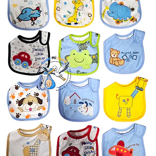 Baberos Impermeables por Docena Niño X12BH20