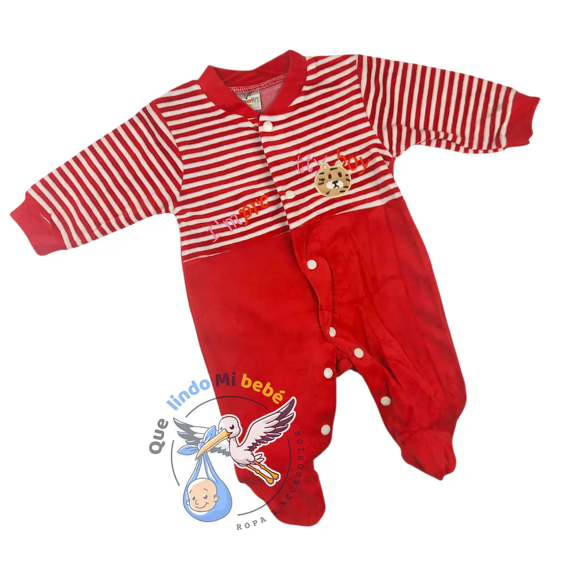 Enterito Plush 3/6 Meses Tigre Rojo 1
