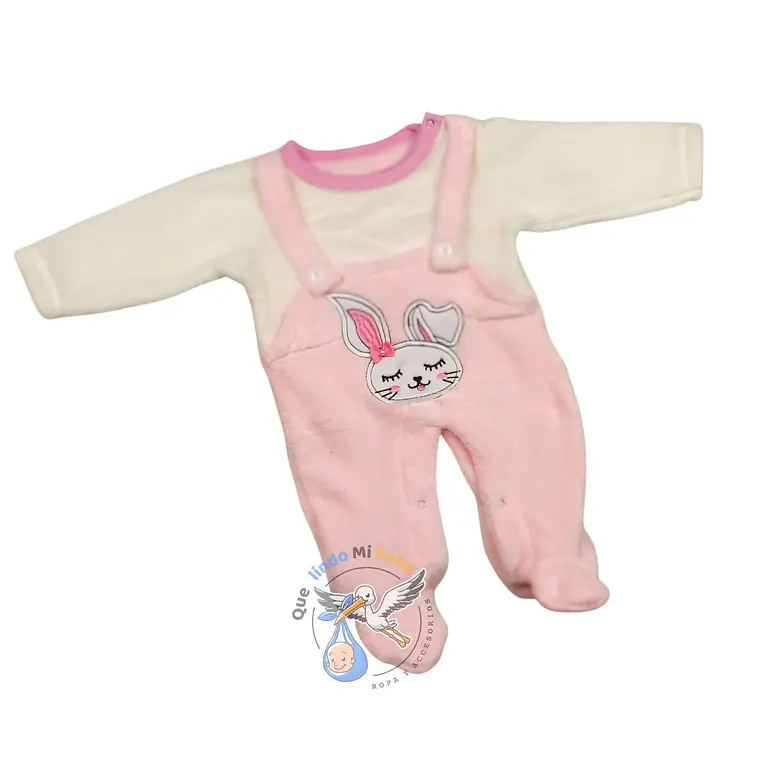 Osito Felpa 1 Pieza 0/3 Meses Conejita Rosada 1