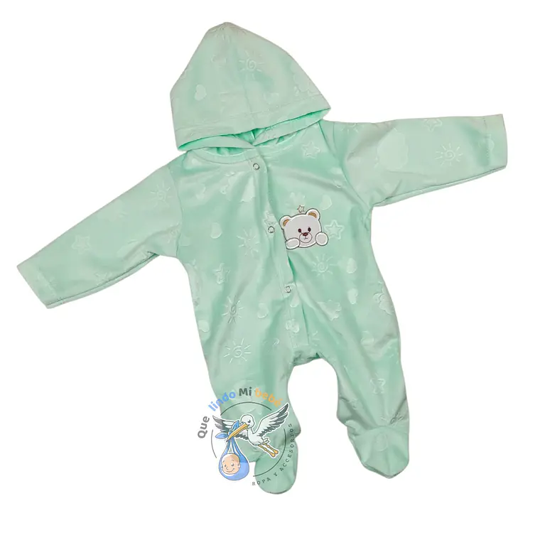 Osito Plush Prematuro Osito Verde Agua 1