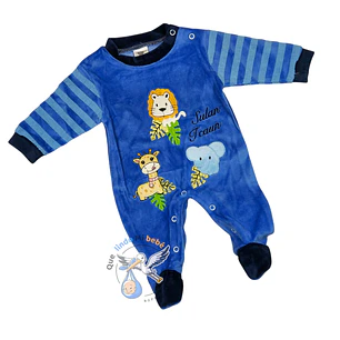 Osito Plush 1 Pieza 0/3 Meses Azul Safari
