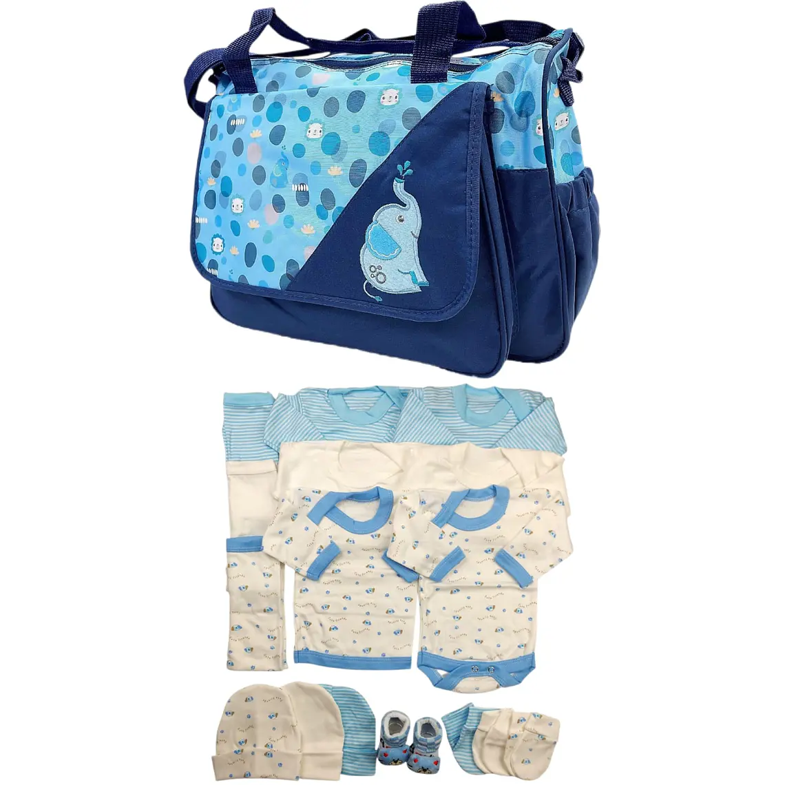 Pack Bolso + Ajuar 16 Piezas 0/3 Meses 1