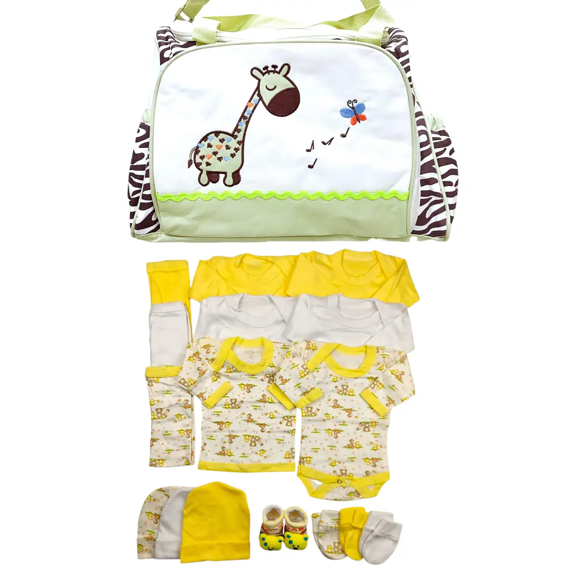 Pack Bolso + Ajuar 16 Piezas 0/3 Meses 1