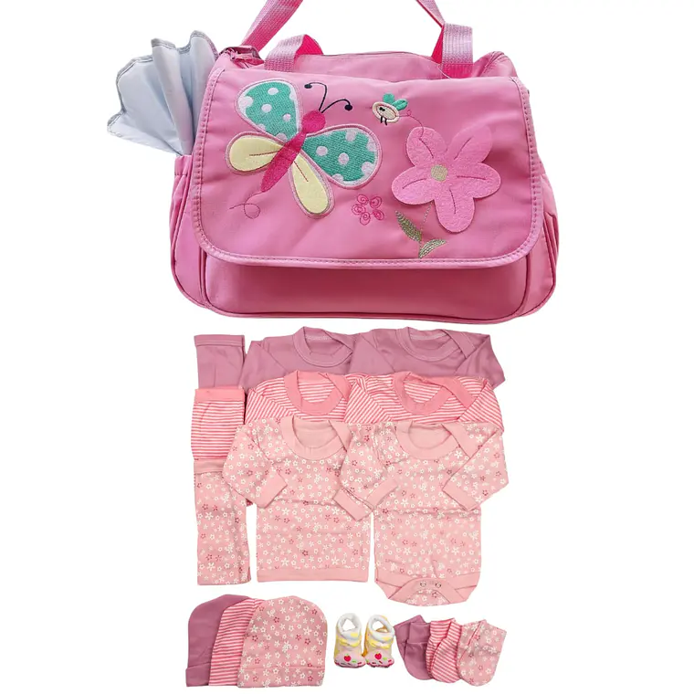 Pack Bolso + Ajuar 16 Piezas 0/3 Meses 1
