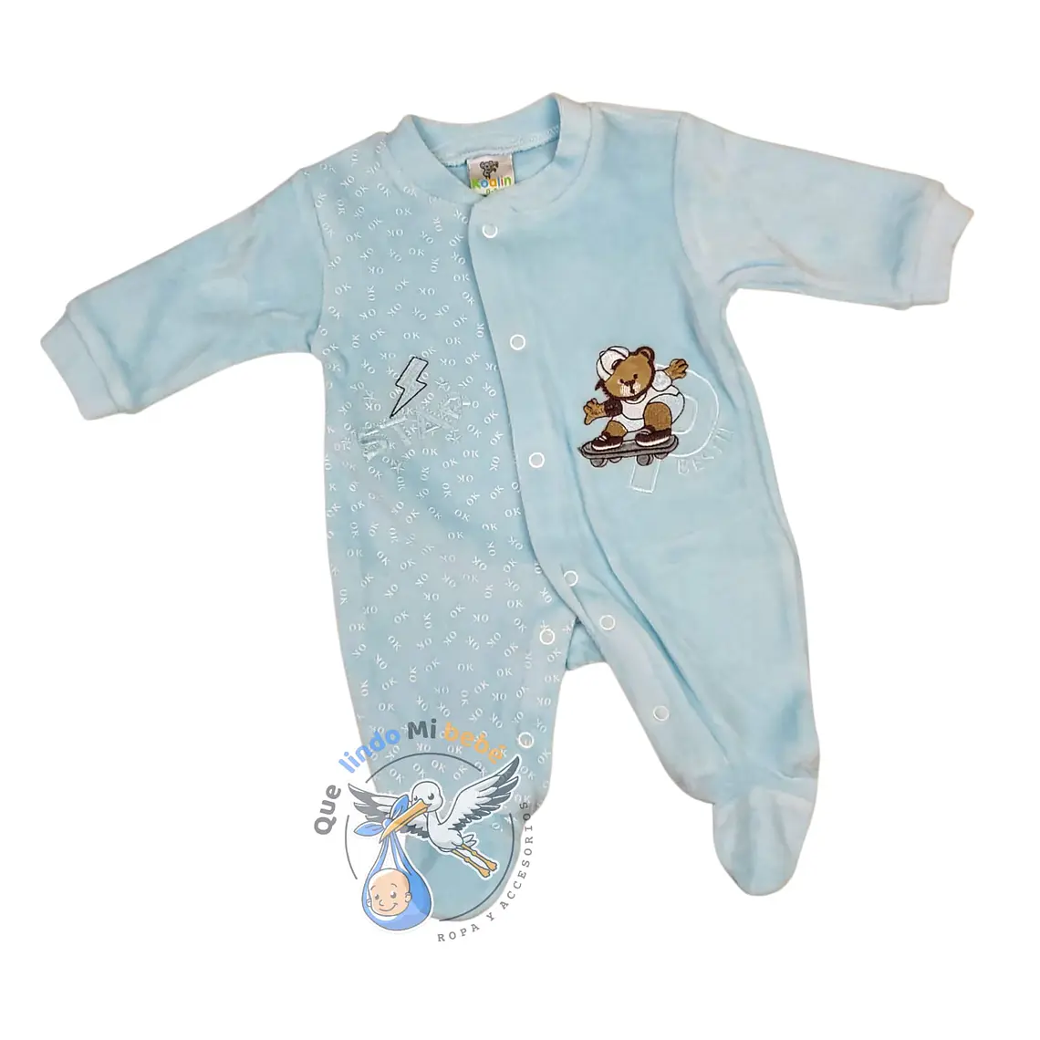 Osito Plush 1 Pieza 0/3 Meses Celeste Claro Osito Star 1