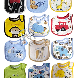 Baberos Impermeables por Docena Niño X12BH34