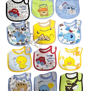 Baberos Impermeables por Docena Niño X12BH32