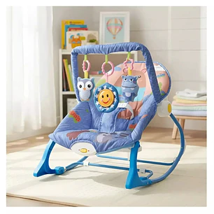 Silla Nido Musical Vibradora Celeste +0M