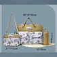 Bolso Maternal 4 Piezas Diseño Blanco/Cafe - thumbnail 3