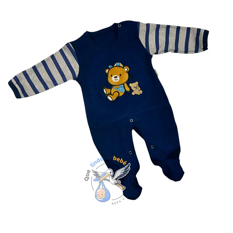 Osito Algodón 1 Pieza 0/3 Meses Osito Azul Marino 1