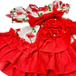 Vestido Huasita + Panty 6/12 Meses Copihue Rojo - thumbnail 3