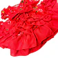 Vestido Huasita + Panty 6/12 Meses Floreado Rojo - Miniatura 3