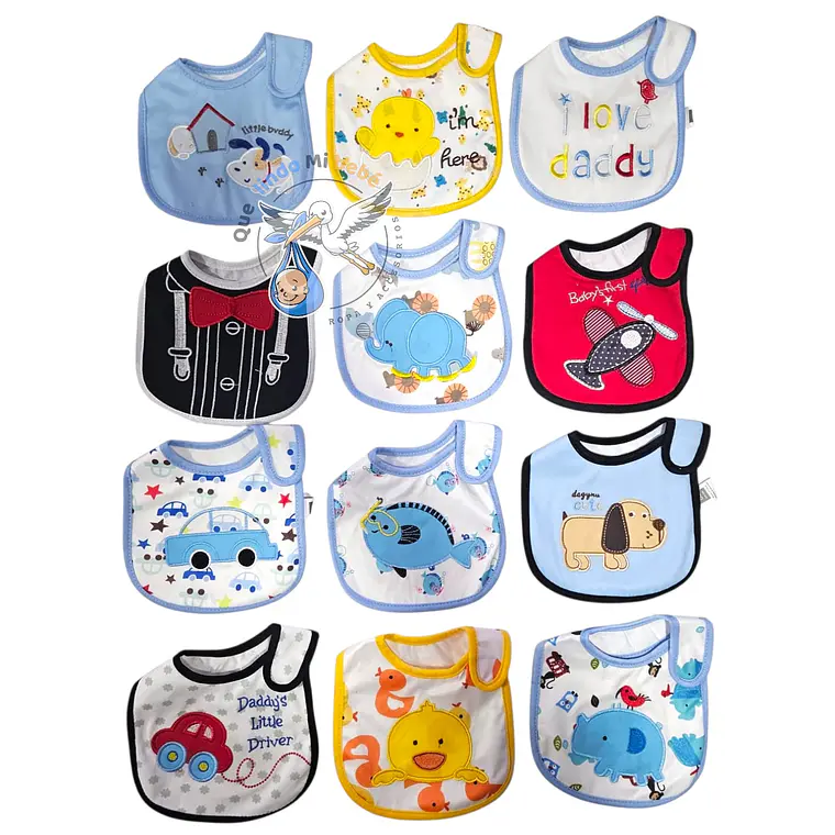 Baberos Impermeables por Docena Niño X12BH31 1