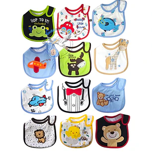 Baberos Impermeables por Docena Niño X12BH33
