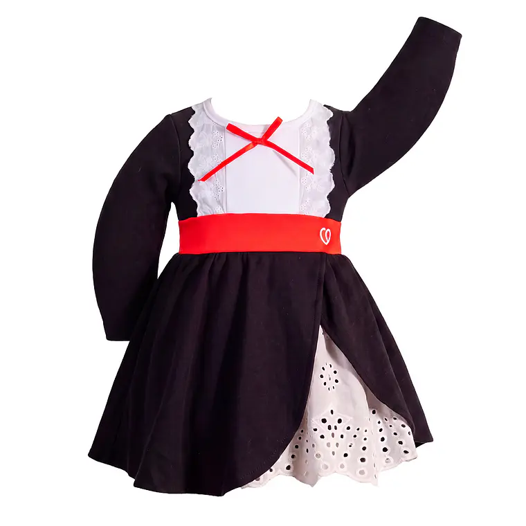Body Huasa Fiestas Patrias Niña Bambino 0/3 Meses 1