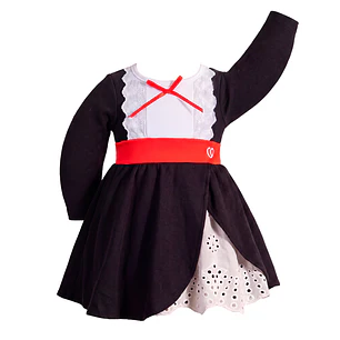 Body Huasa Fiestas Patrias Niña Bambino 18/24 Meses