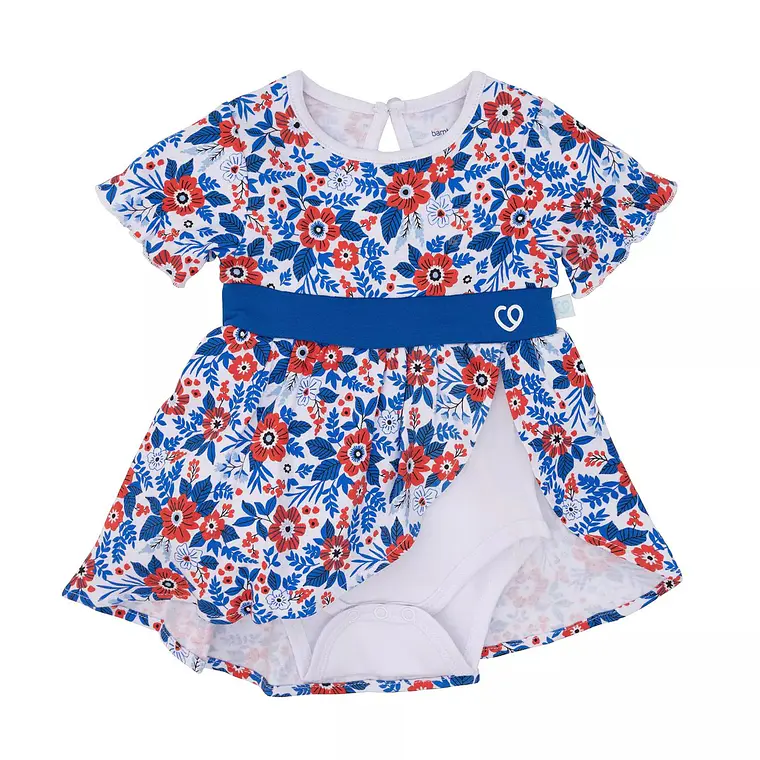 Body Huasa Fiestas Patrias Niña Bambino 3/6 Meses 1