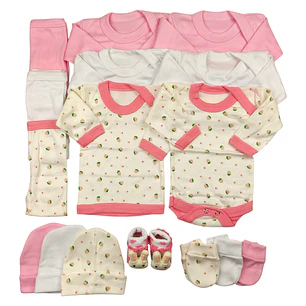 Pack 16 Piezas 0/3 Meses Rosado Frutilla
