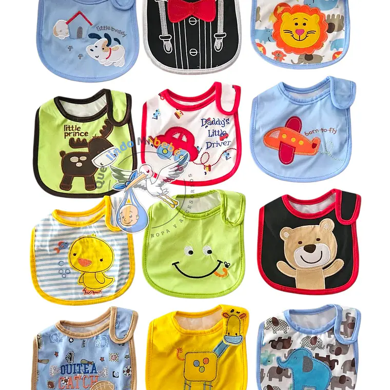 Baberos Impermeables por Docena Niño X12BH34 1
