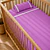 Set Sabana Cuna Morado 3 Piezas